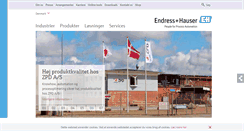 Desktop Screenshot of dk.endress.com
