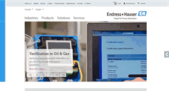 Desktop Screenshot of ca.endress.com