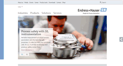 Desktop Screenshot of in.endress.com
