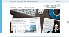 Desktop Screenshot of br.endress.com