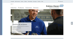 Desktop Screenshot of cl.endress.com